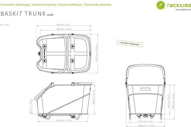 Actual product image Racktime Bask-it Trunk (12 l)