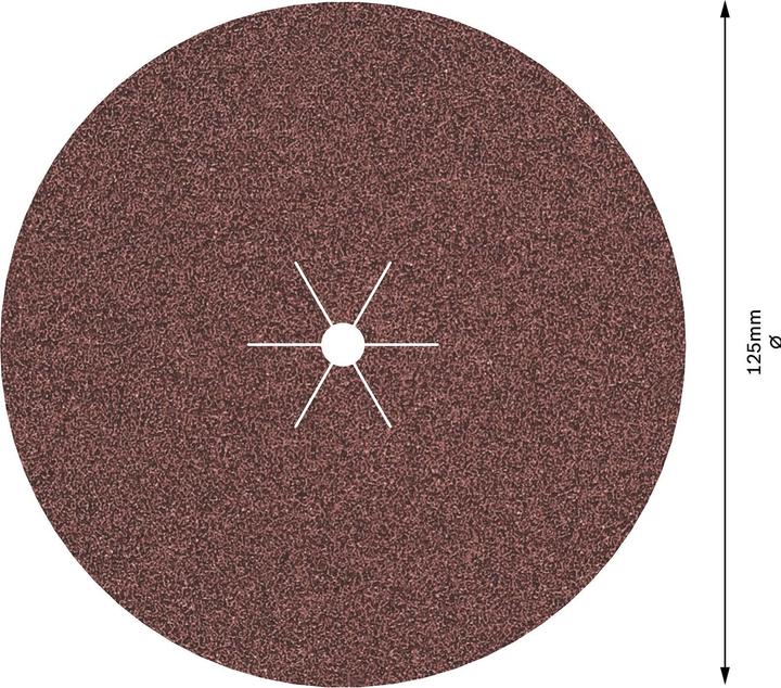 Produktbild Bosch Professional Zubehör PRO F460 Schleifblatt, 125 mm, G80 (80)