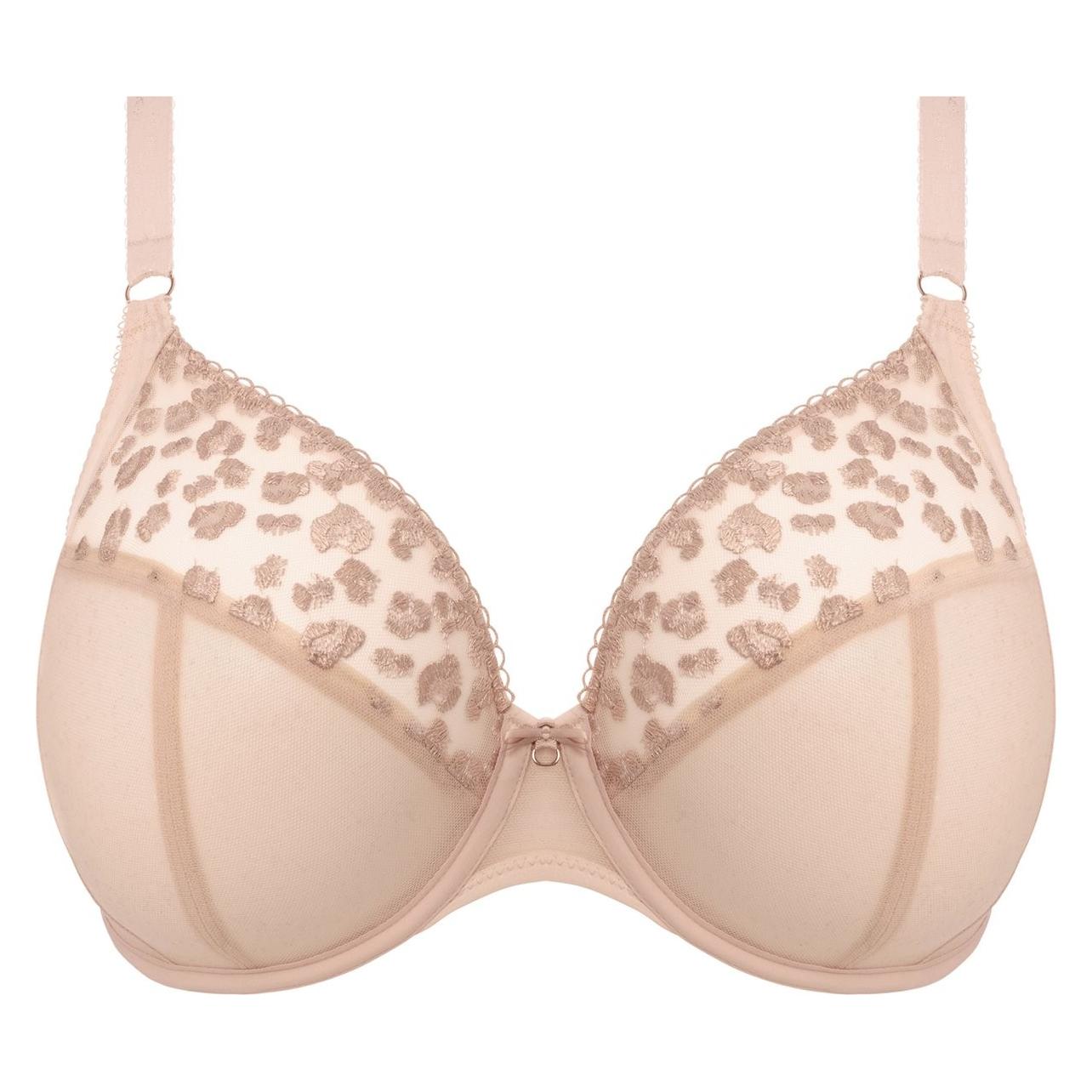 Elomi, Bh's, Namrah Uw Bandless Plunge Dames Beha - Pale Blush - Maat 85H (Eu), Roze, (Een Eenheid Per Verpakking, 85 H)