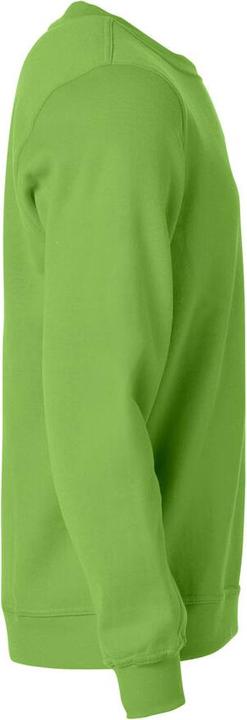 Image du produit Clique Sweatshirt col rond Basic 021030, polyester, coton, vert clair, L (L)