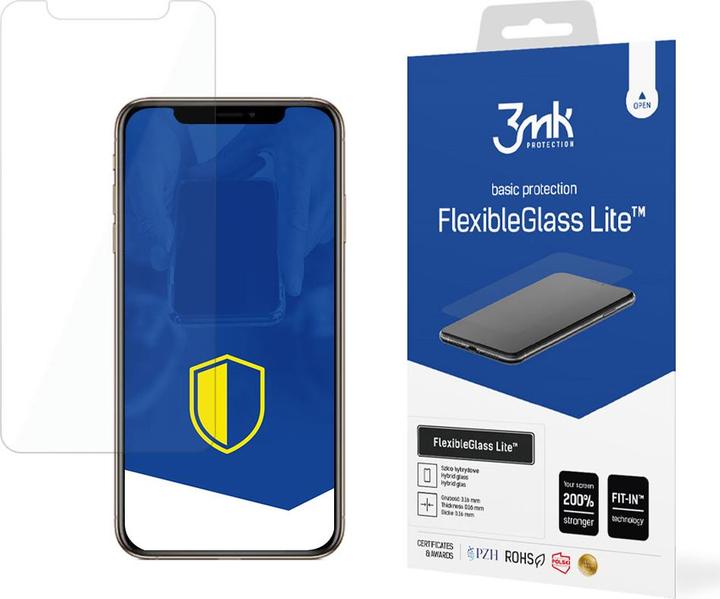 3MK hybrid glass Flexible 2.5D Lite for iPhone Xs Max (1 Stk., Apple iPhone XS Max)