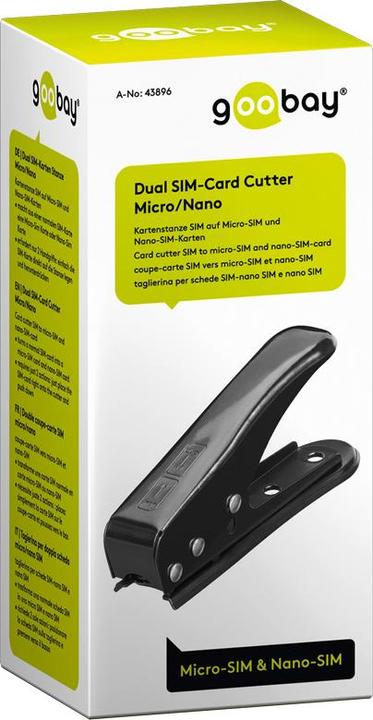 Image du produit Goobay Perforation de la carte SIM