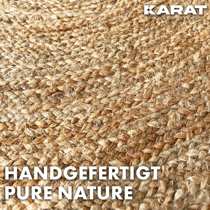 Actual product image Karat Jute-Teppich (120 x 120 cm)