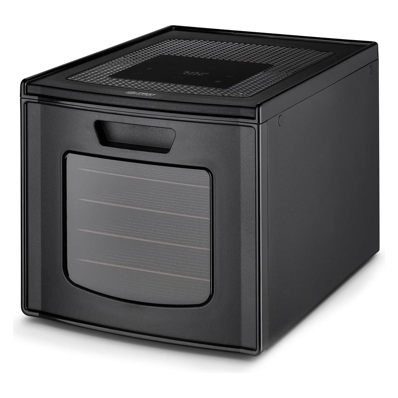 Tzs First Austria Dehydrator Met 6 Schappen En 24-uurs Timer, Dehydrator, Zwart