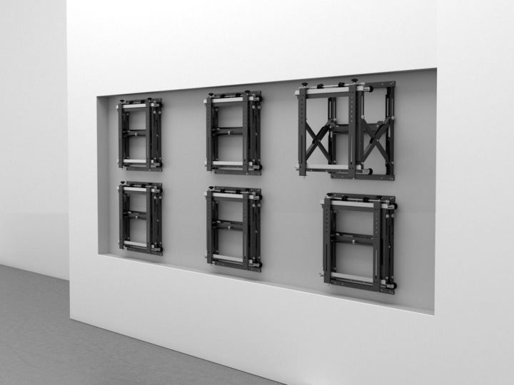 Actual product image Multibrackets M Public Video Wall Mount Push HD (Wall, 55", 60 kg)