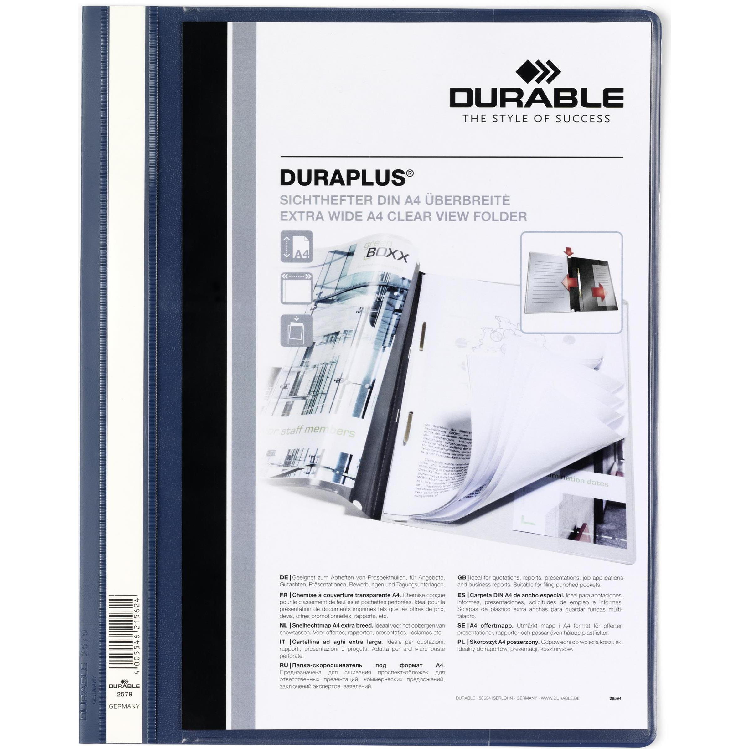 Durable, Mappe, PRÄSENTATIONSHEFTER DURAPLUS 25 ST 257907 (A4, 1 x)