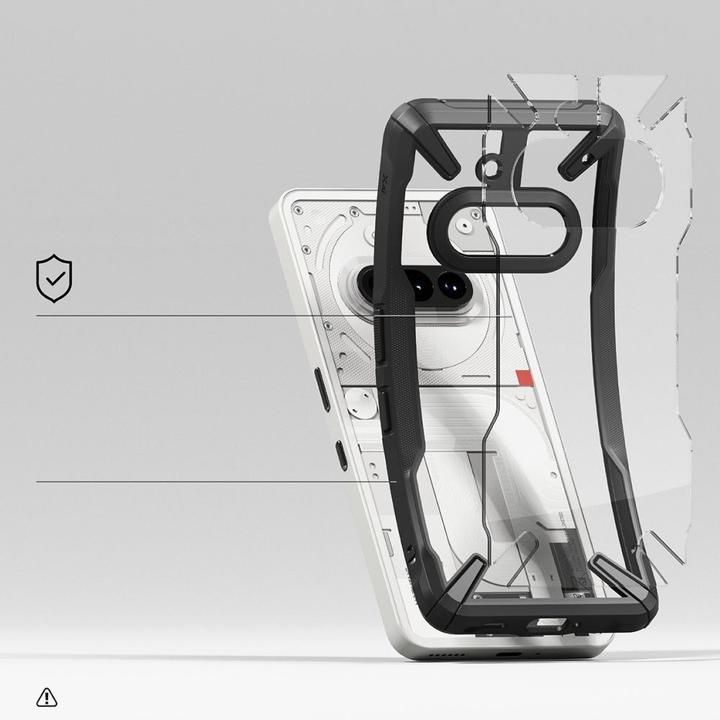 Productafbeelding Ringke Fusion X Case for Nothing Phone 3A - Black (Niets Telefoon (3a))