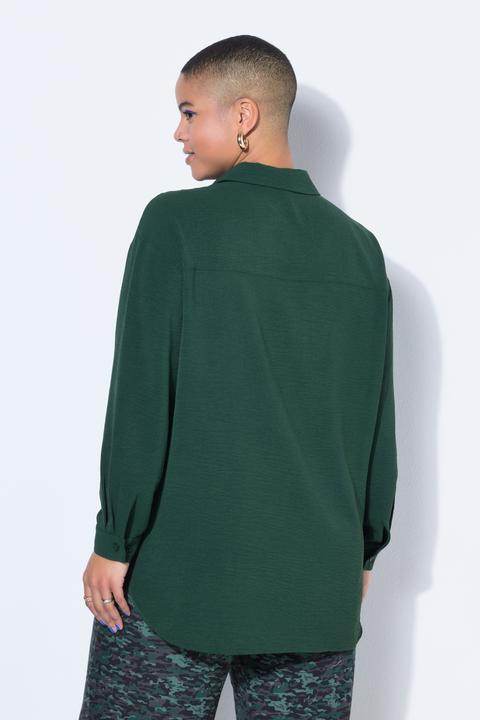 Produktbild Studio Untold Hemdbluse, oversized, Krepp, Langarm (58, 60)