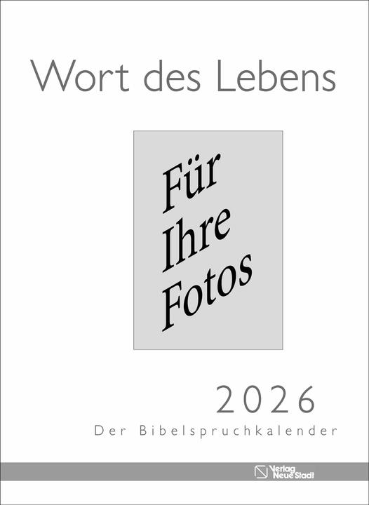 Produktbild Wort des Lebens 2026 - Der Bibelspruchkalender (Deutsch)