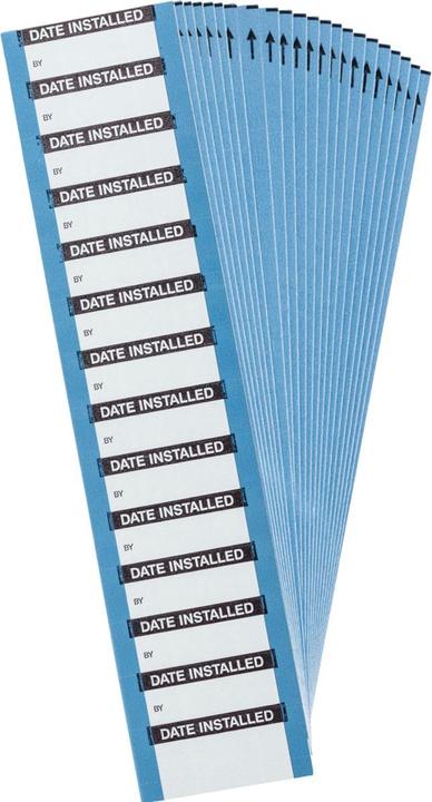 Produktbild Brady WO-17-PK, B-500, BESCHRIFTBARE Etiketten, Vinyl, Matt, Schwarz auf weiss, 38.00 x 15.88 mm, B (3.81 cm)
