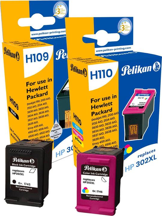 Actual product image Pelikan 302XL (M, C, Y, FC)