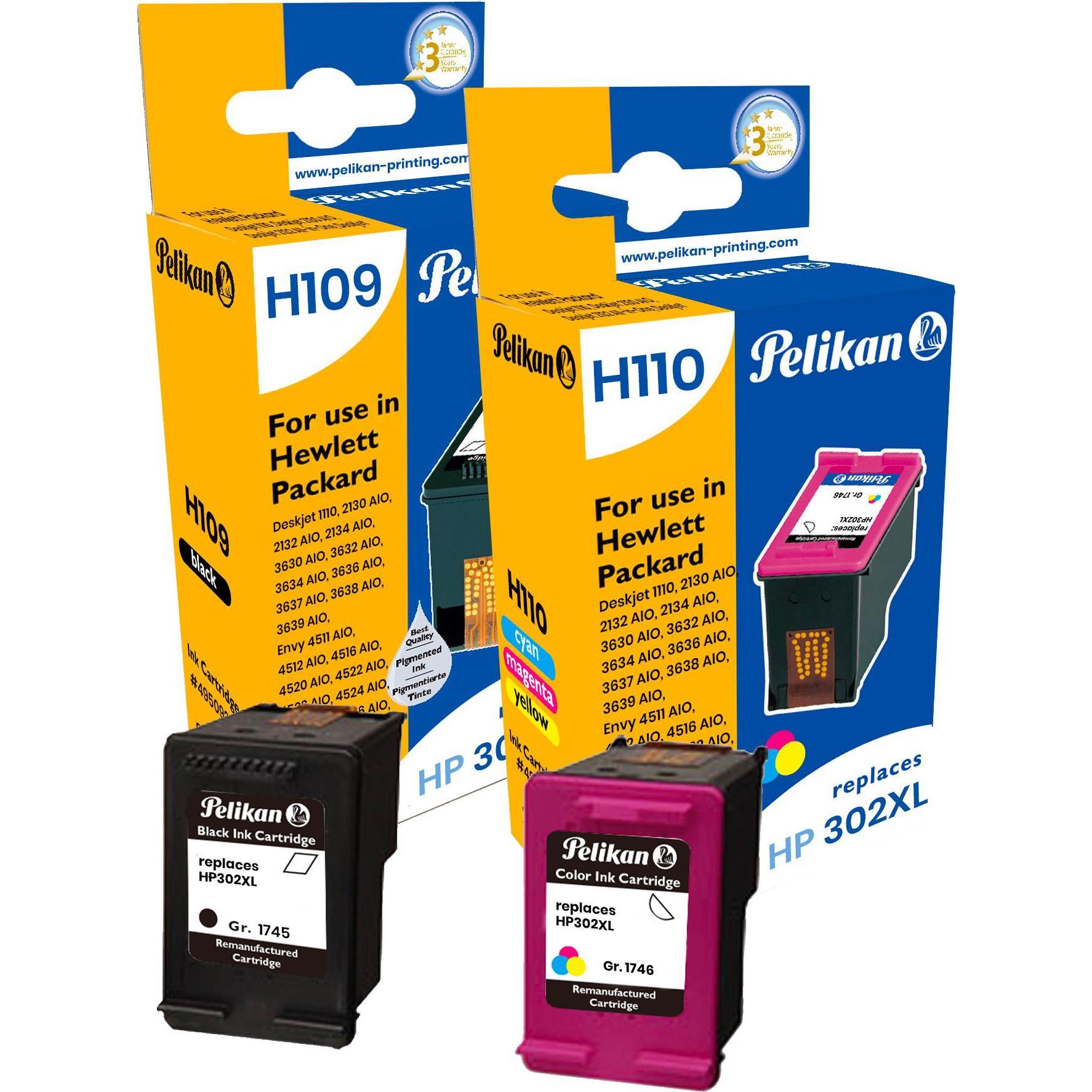 Pelikan, Cartucce, 302XL (M, C, Y, FC)
