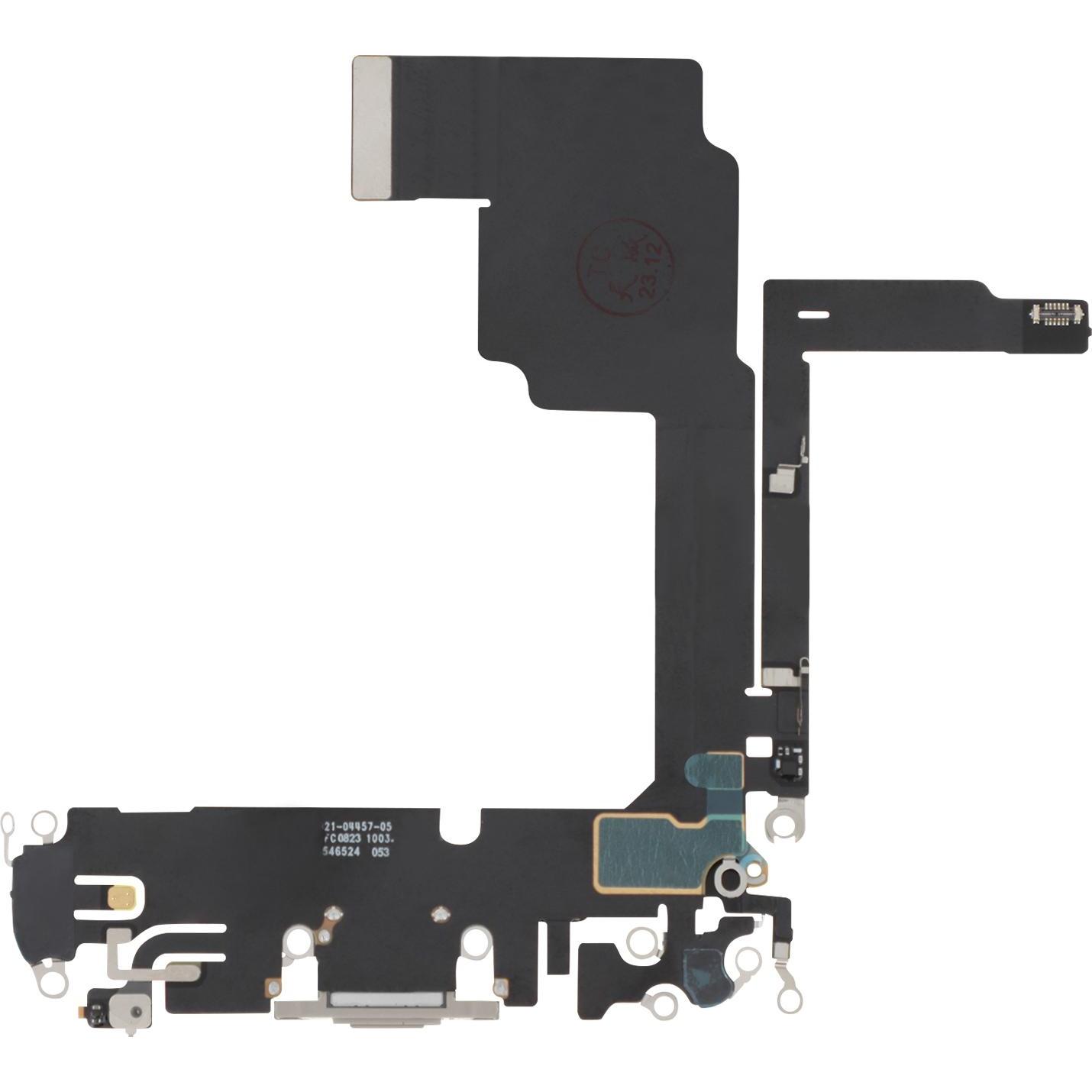 Clappio Ladeanschluss Ersatzteil, USB-C Stecker, Mobilgerät Ersatzteile, Grau