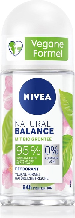 Produktbild NIVEA Natural Balance Bio Grüntee (Roll-on, 50 ml)