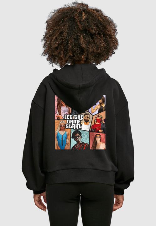 Produktbild Merchcode Ladies Grand Collage Organic Oversized Hoodie - 113505 (S)