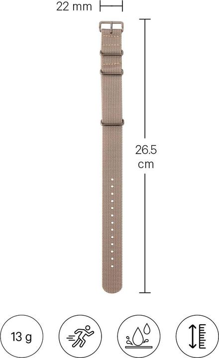 Image du produit Esmée Bracelet de montre / Natostrap (Nylon)