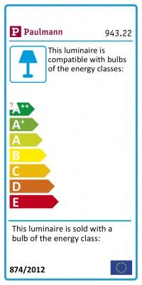 Energie-Label Paulmann Outdoor Plug & Shine Classic (160 lm, E14, IP44)
