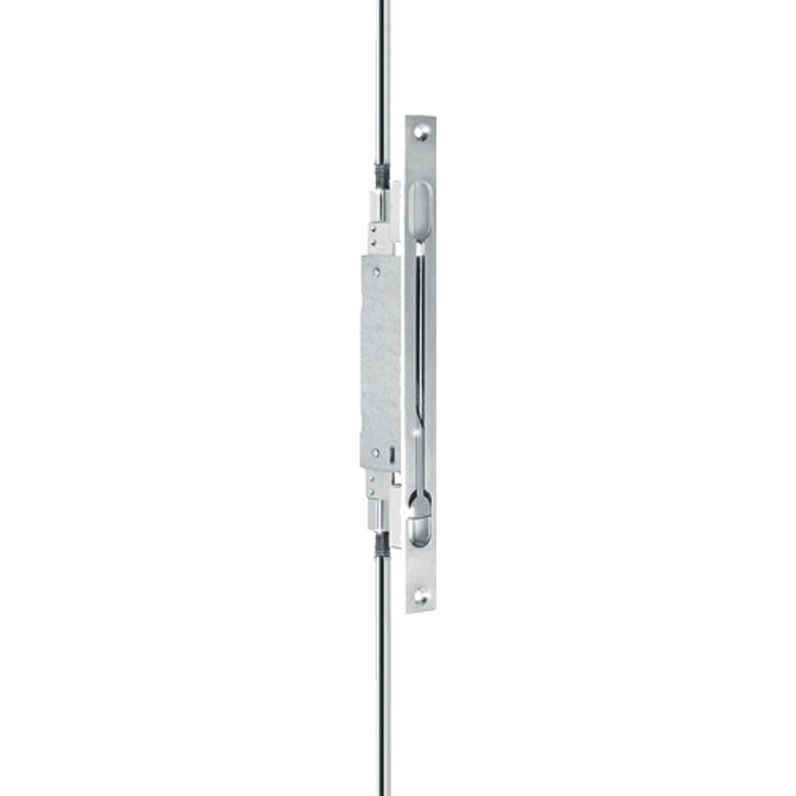 Fuhr, Türbeschlag + Scharnier, Türkantriegel Basküle 35 mmStulpb.24x5 mm Stulpl.305 mm Edelstahl U-Stulp käntig