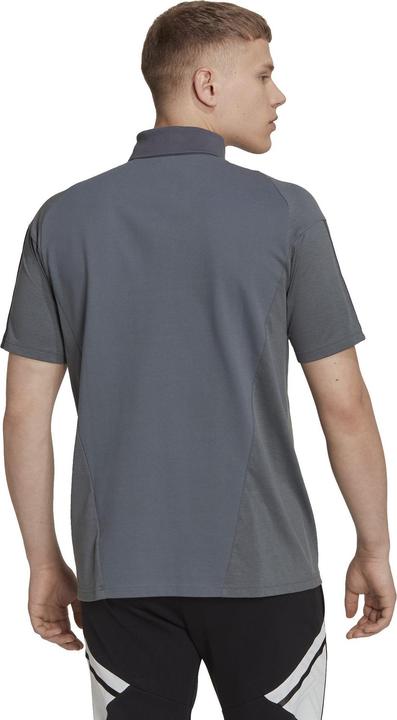 Actual product image adidas Tiro 23 Competition Polo Mens T-Shirt Grey HU1344 (XL) (XL)
