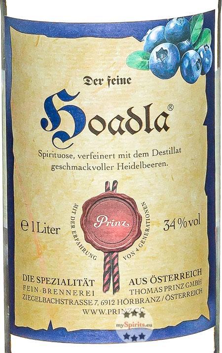 Produktbild Prinz Hoadla 1,0 Liter 34 % Vol.