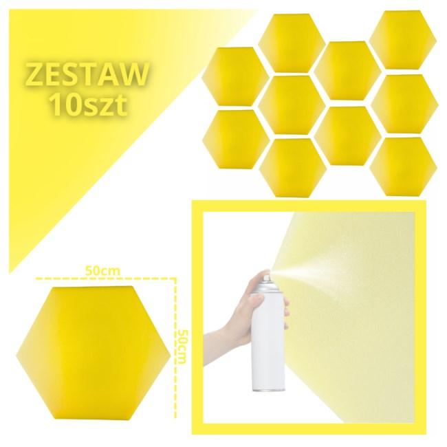 No Name DNA AM3 YL Akustikplatte Set mit 10 Stk. gelb (10 pz.), Elemento acustico, Giallo