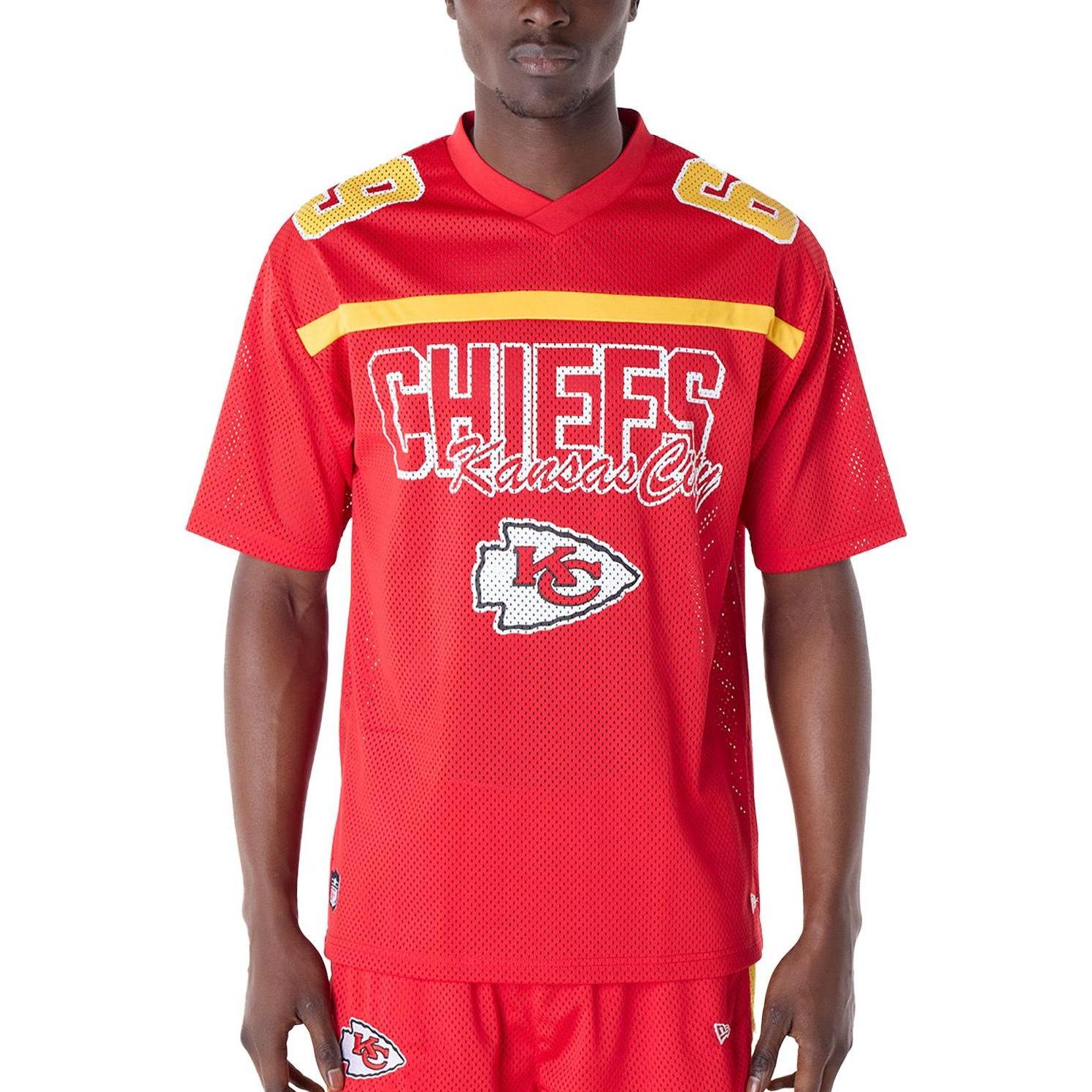 Thumbnail - New Era, Herren, Shirt, NFL Football Shirt Jersey - Kansas City Chiefs - S, Rot, (S)