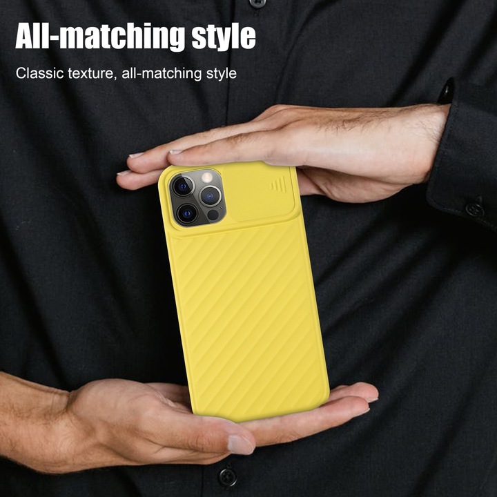Image du produit Cadorabo Couverture TPU avec protection pour appareil photo (Apple iPhone 12 Pro Max)