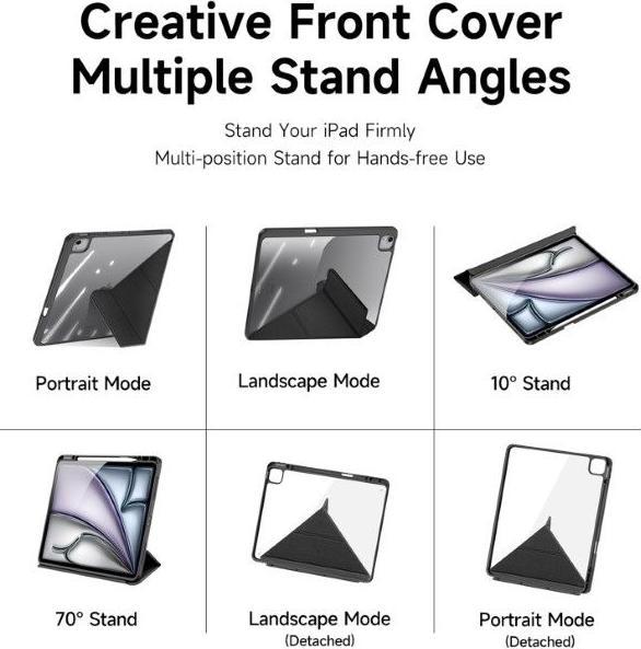 Produktbild Dux Ducis Magi Series Bookover (Apple iPad Air 13 2024, Apple iPad Air 13 2025, Apple iPad Pro 12.9 2018, Apple iPad Pro 12.9 2020, Apple iPad Pro 12.9 2021, Apple iPad Pro 12.9 2022)
