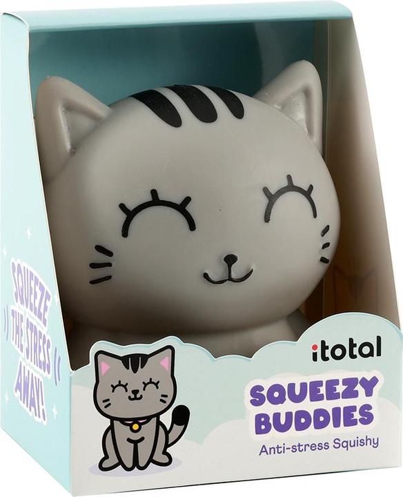 Produktbild i-Total Squishy Katze grau (14 cm)
