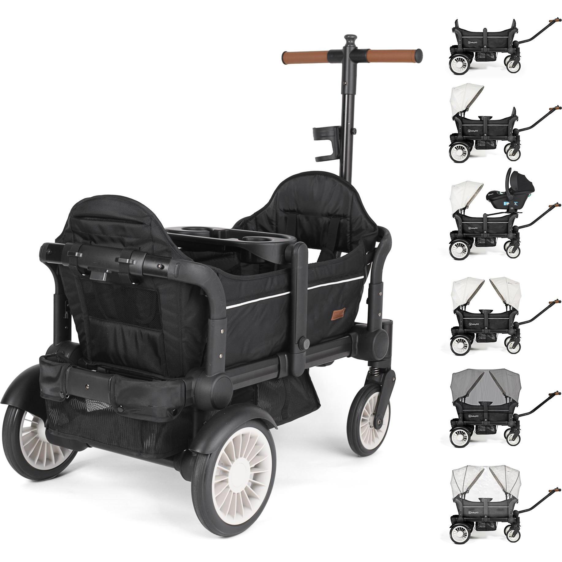 BabyGo Cozy Rider black,beige - buy at Galaxus