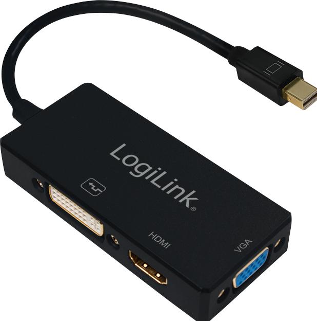 Productafbeelding LogiLink 4K Mini-DisplayPort (DVI, HDMI, VGA, 8.70 cm)