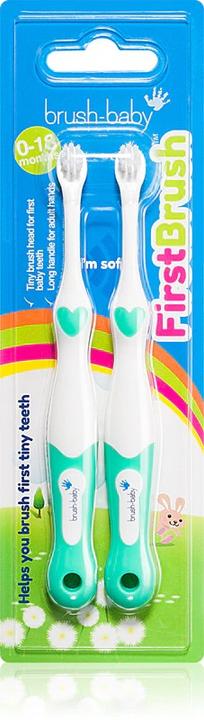 Brush-Baby Brush Baby FirstBrush Toothbrush for Children - 2 Pack (Medium, 2x)