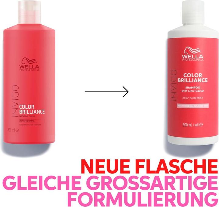 Produktbild Wella Invigo Color Brillance Shampoo Feines bis mittelfarbiges Haar (500 ml, Flüssiges Shampoo)