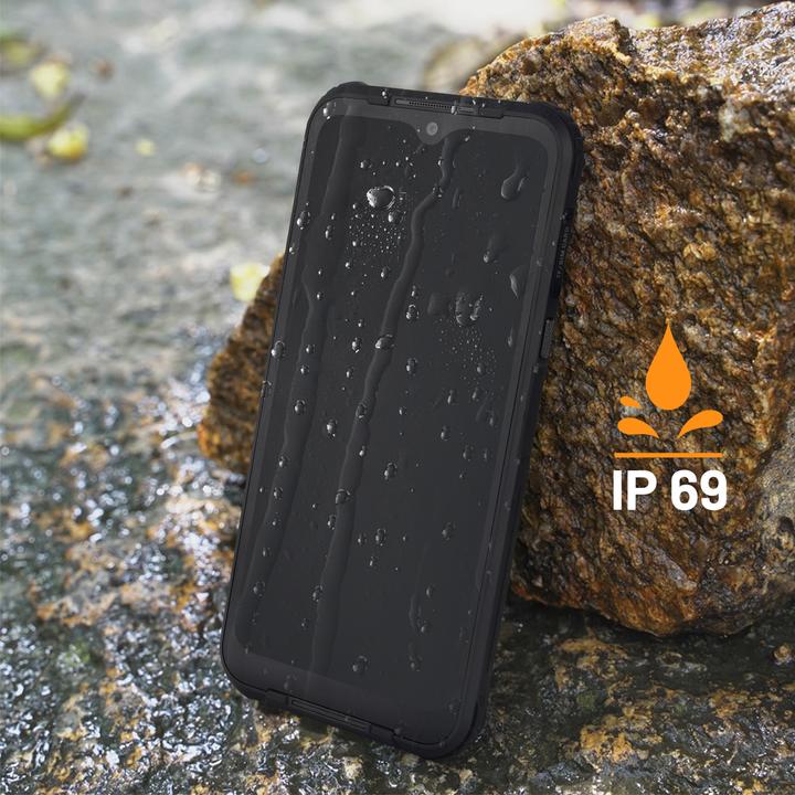 Actual product image Myphone HAMMER Blade 3 (6.2 inch) Dual SIM Android 10.0 USB Type-C (64 GB, Black, 6.20", SIM + eSIM, 4G)