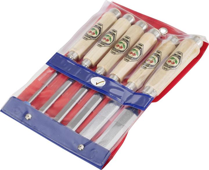 Actual product image Kirschen Chisel set 1112 PT 6 pcs. in plastic bag