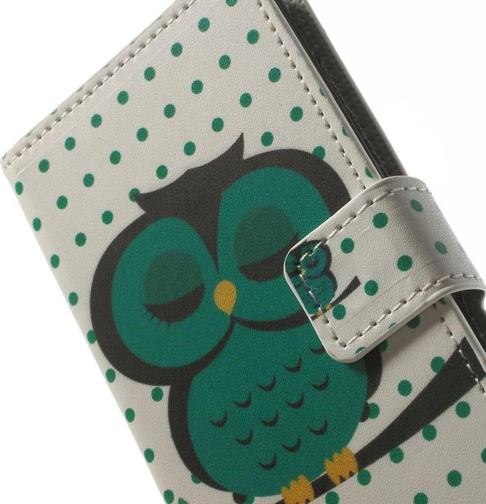 Actual product image König Design Protective cover mobile phone case (flip landscape) for mobile Nokia Lumia 630 / Lumia 635 owl on (Nokia Lumia 630)