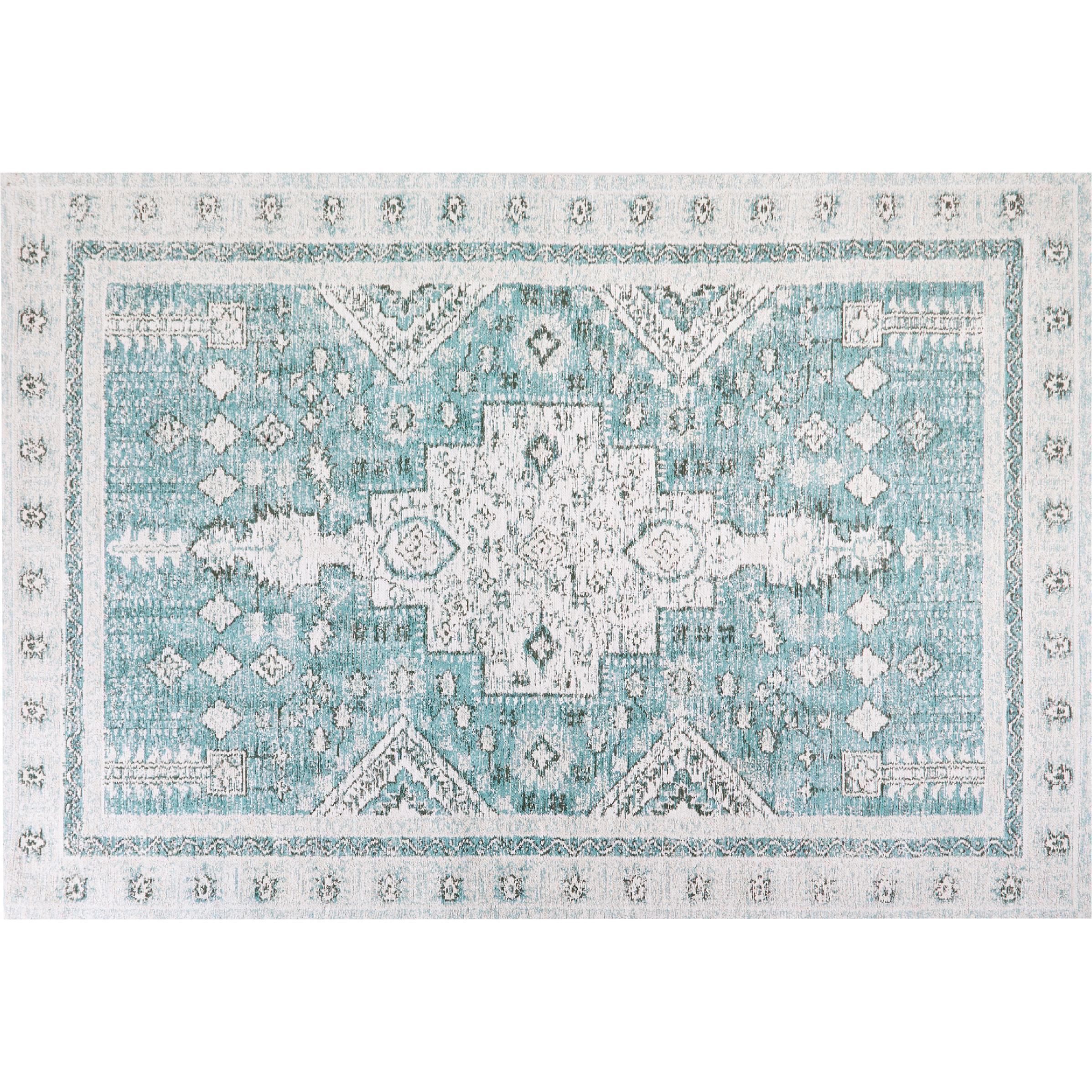 Beliani, Teppich, Teppich Baumwolle Mintgrün 160 x 230 cm FULLA (160 x 230 cm)