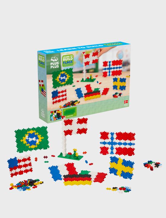 Actual product image Plus-Plus Learn To Build Flags of the World - (3932)