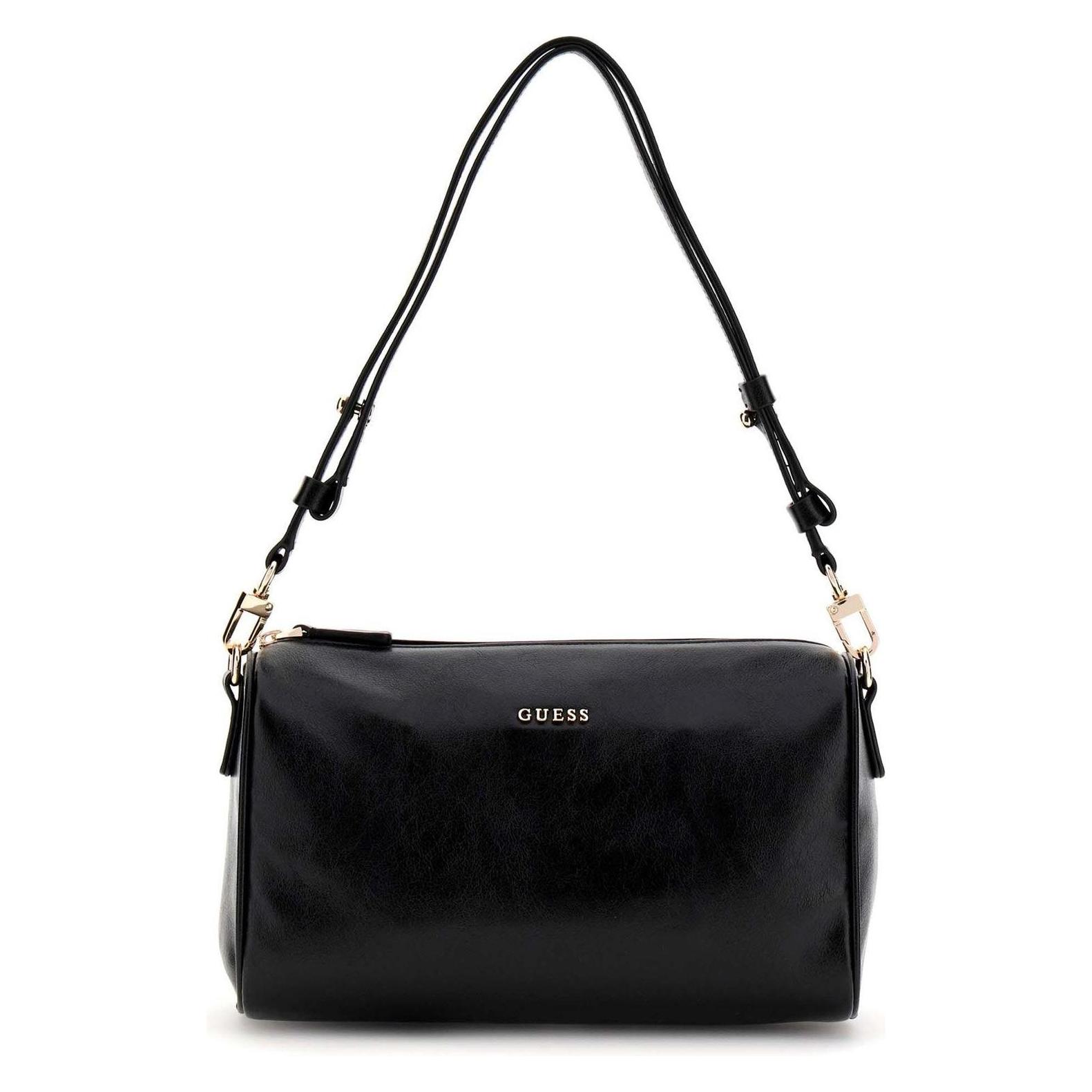 Guess, Damen, Handtasche, Kassie Mini Convertible Shoulder Bag, Schwarz