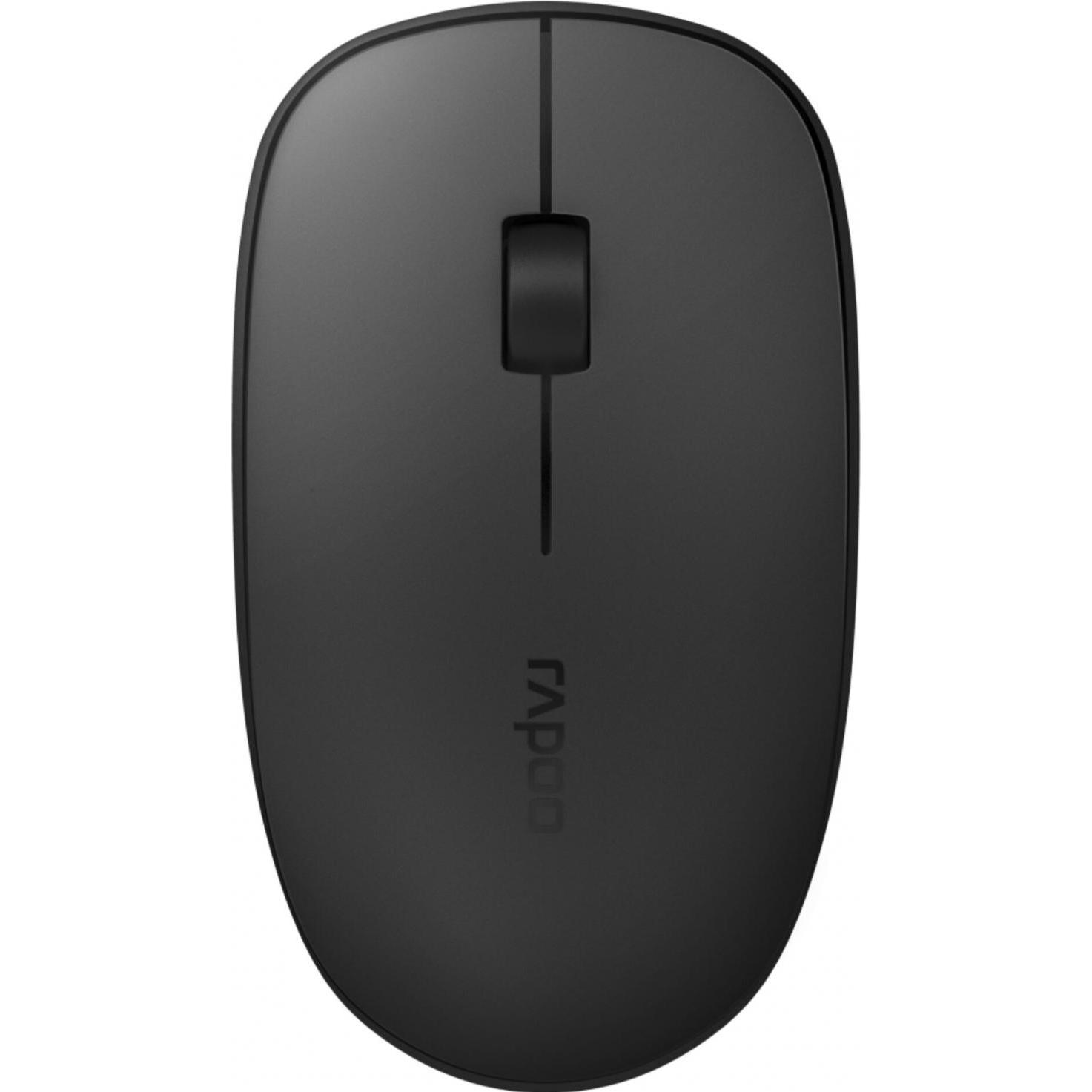 Rapoo M200 (Kabellos), Maus, Schwarz