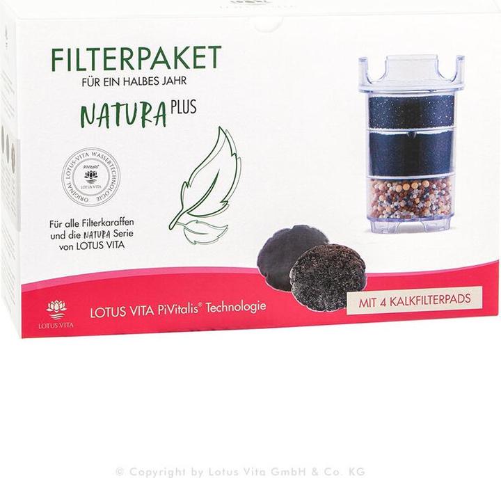 Produktbild Lotus Vita Natura Plus Ersatzfilter inkl. 4 Kalkfilter-Pads (3 x)