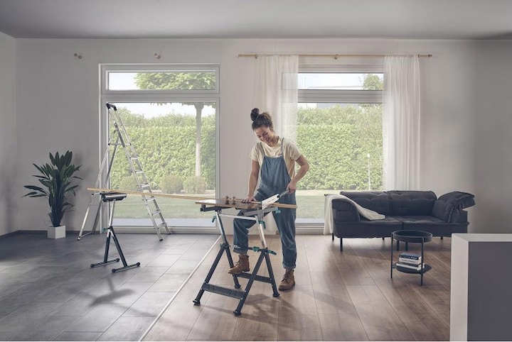 Actual product image wolfcraft MASTER 650 ERGO Clamping and Working Table (65 cm, 72 cm)