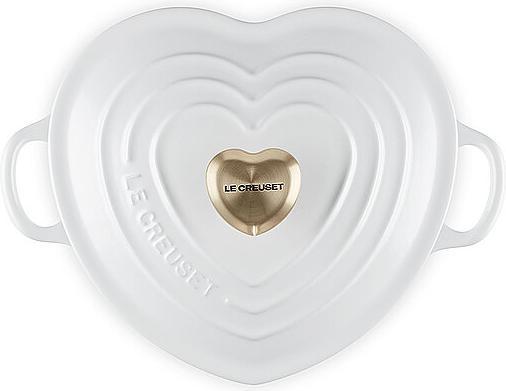 Actual product image Le Creuset Herzbräter Herzknopf 20cm/1,9l (Casserole + Stewpot, Cast iron, Enamel)