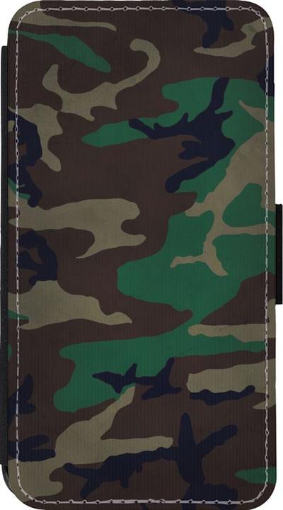 Produktbild PhoneLook Hülle Wallet schwarz Camouflage 3 (Apple iPhone 13 mini)