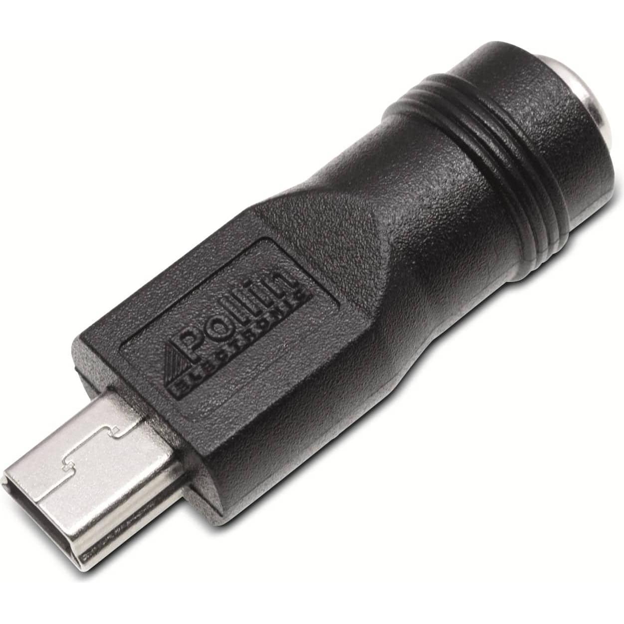 Eneroid, Stromadapter, Hohlsteckeradapter, 5,5/2,1 Hohlkupplung auf Mini-USB Stecker (USB)