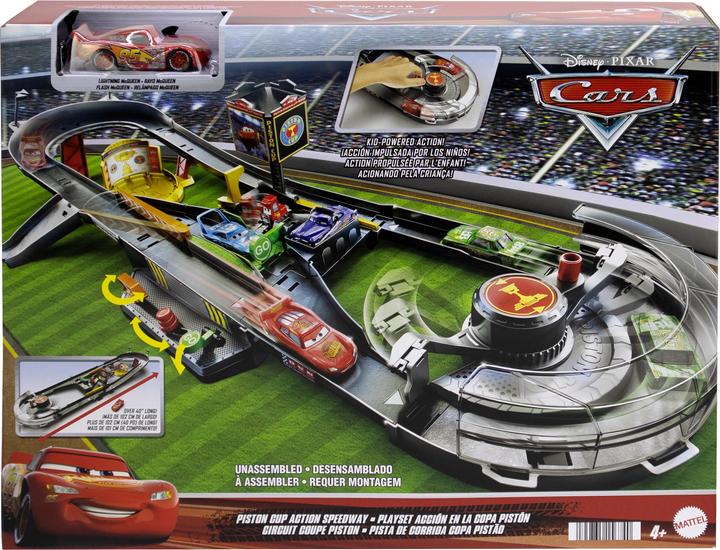 Productafbeelding Mattel Disney Pixar Cars Zuigerbeker Actie Racebaan