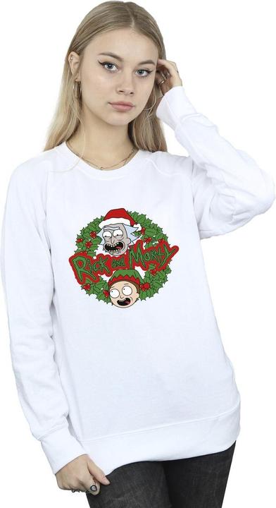 Produktbild Rick And Morty Christmas Wreath Sweatshirt (L)