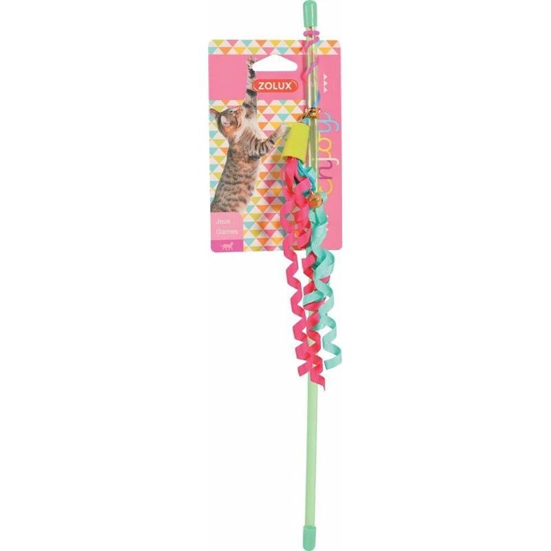 Thumbnail - Zolux Cat Toy Ribbon Fishing Rod As (Katze), Tierpflegemittel
