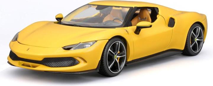Produktbild Bburago Ferrari R&P 296 GTB 1/18 gelb