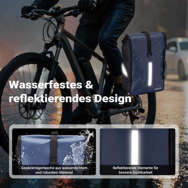 Produktbild Wiltec Gepäckträgertasche (16 l, Gepäckträgertasche)